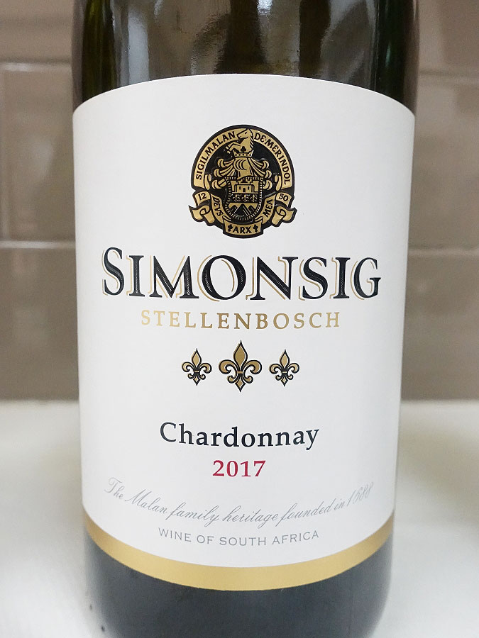 Simonsig Chardonnay 2017 (89 pts)