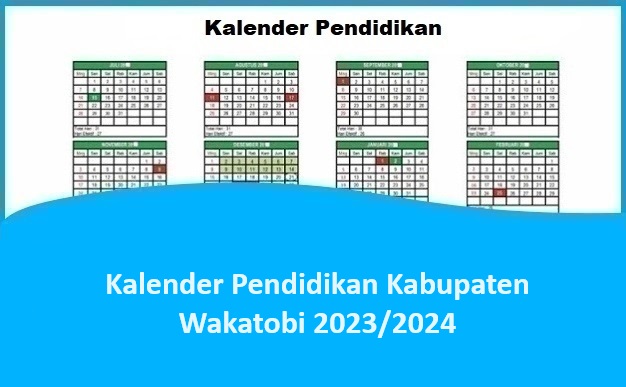 Kalender Pendidikan Kabupaten Wakatobi 2023/2024