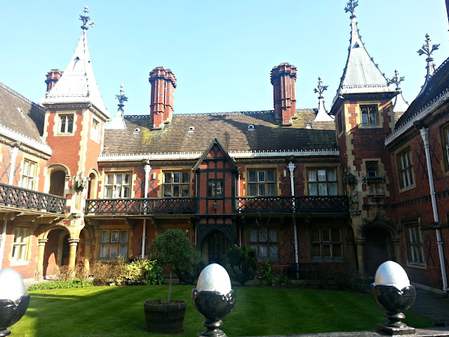 Historic Tudor Building on Colston Street in Bristol, UK