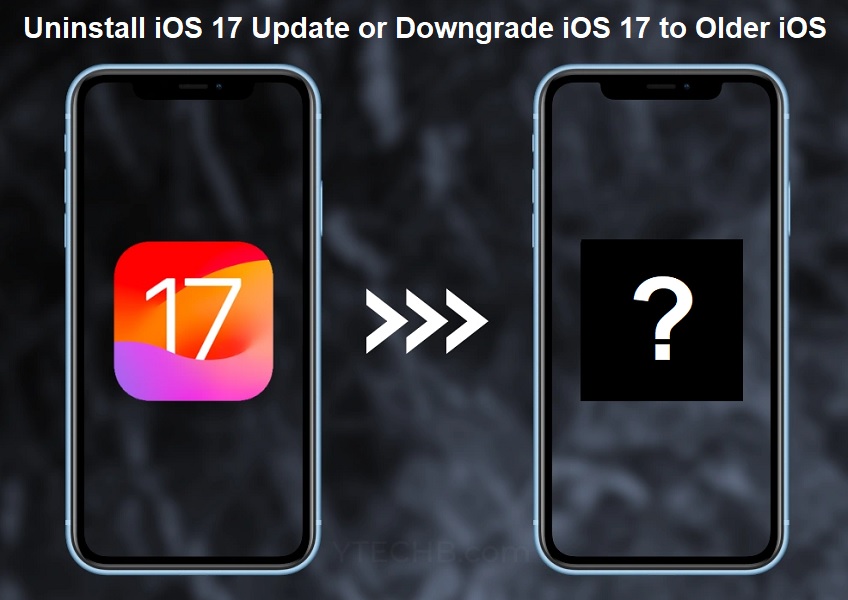 Downgrade iOS 17 to iOS 16.7