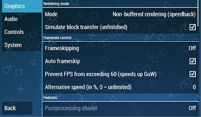 Setting PPSSPP untuk android | andromin