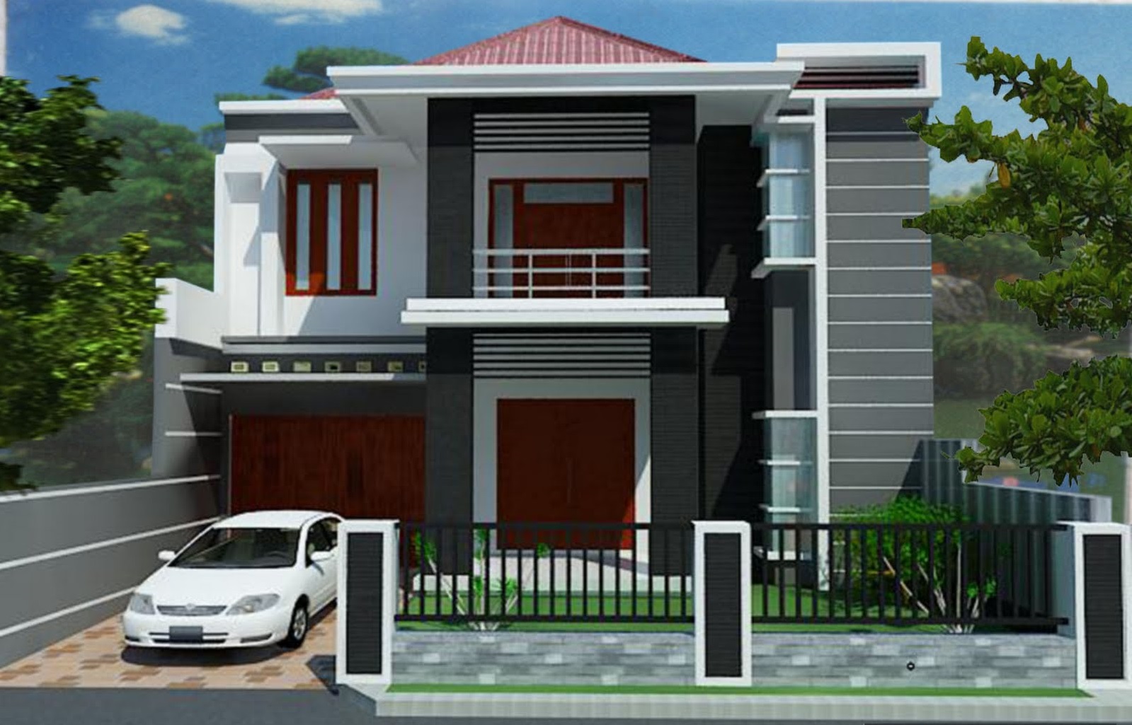 Rumah Minimalis Modern 2015 Mewah Dan Unik Desain Rumah