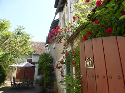 Courtyard of Loire Valley house available for rent