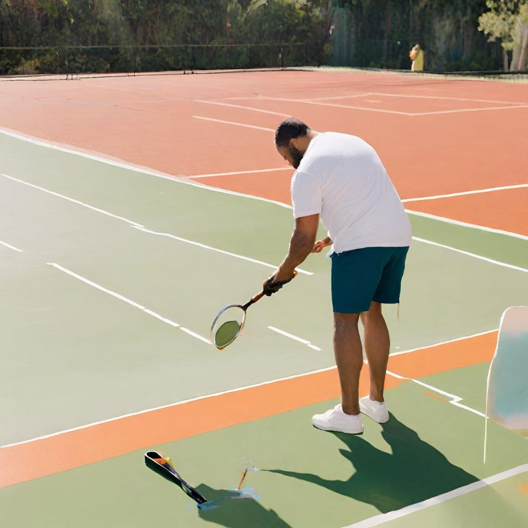 Pengecatan Lapangan Tenis