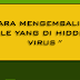 Cara Mengembalikan File Yang Di Hidden Virus