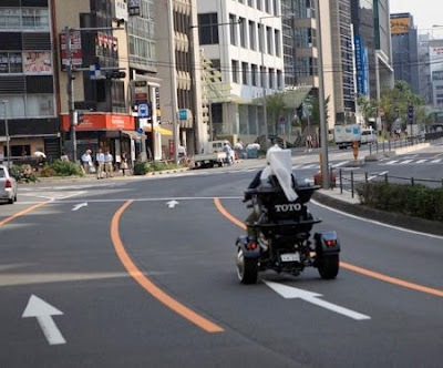 Toilet Powered Motorcycle