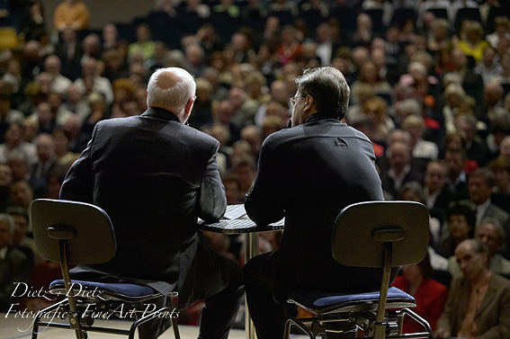 Pianist Andrej Gavrilov und Michail Gorbatschow