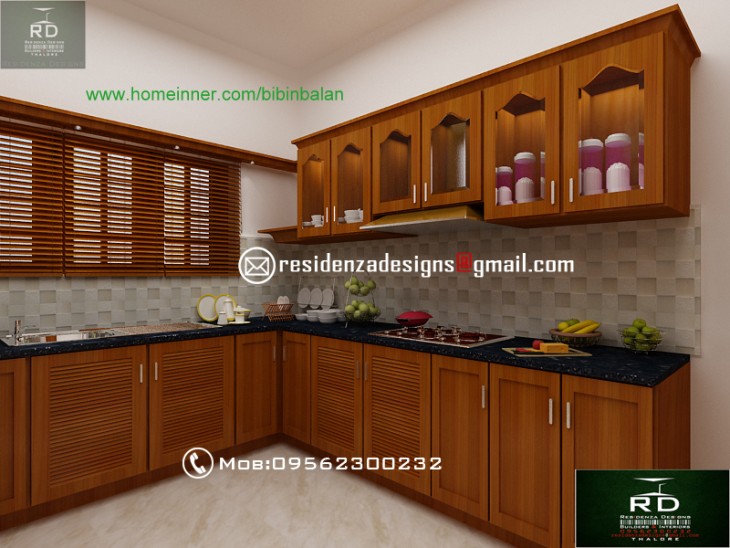  Kerala  Kitchen  Interior Designs  by Residenza designs 