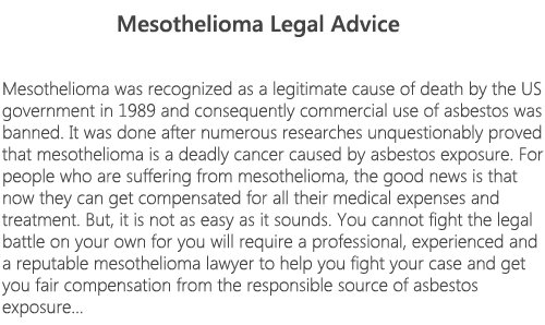 Where and How to Find Help for Mesothelioma