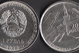 Transnistria 1 rouble 2016 - Ice Hockey