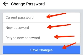 facebook ka password kaise badle