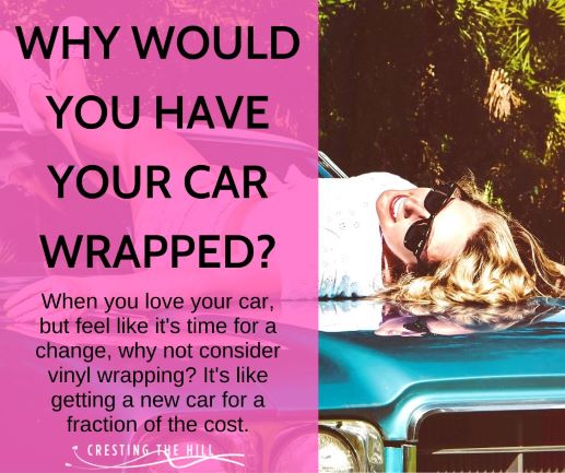When you love your car,  but feel like it's time for a change, why not consider  vinyl wrapping? It's like  getting a new car for a  fraction of the cost.
