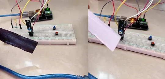 how to use KY-033 tracking sensor with Arduino