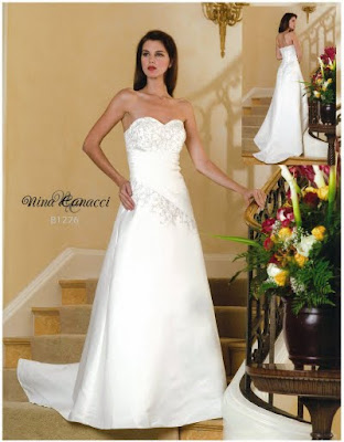 White Strapless Wedding Dress Email ThisBlogThis