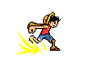 luffy lari