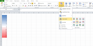 Conditional Formatting excel Color Scales