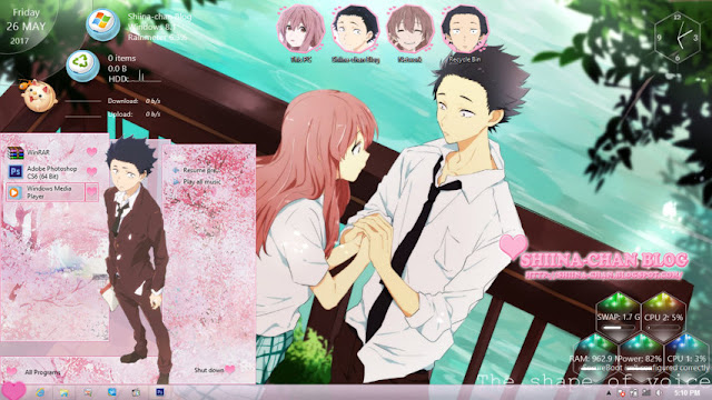 Windows 8/8.1 Theme Koe no Katachi by Enji Riz