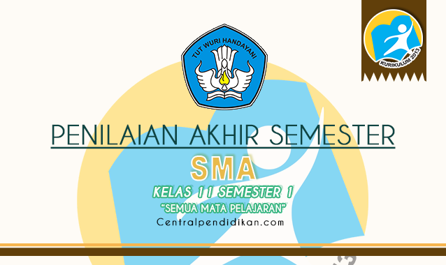 Contoh Soal PAS Kelas 11 SMA Semester 1 Semua Mata Pelajaran 2023/2024 ONLINE