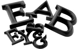 E A B Graffiti Black letters Alphabet