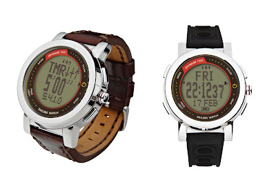The Optimum Time Series 16 features a large 28mm display and comes with two bands.