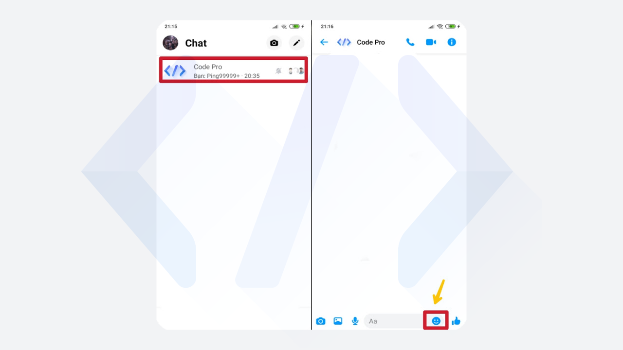 Cách gửi tin nhắn icon có âm thanh trên Messenger