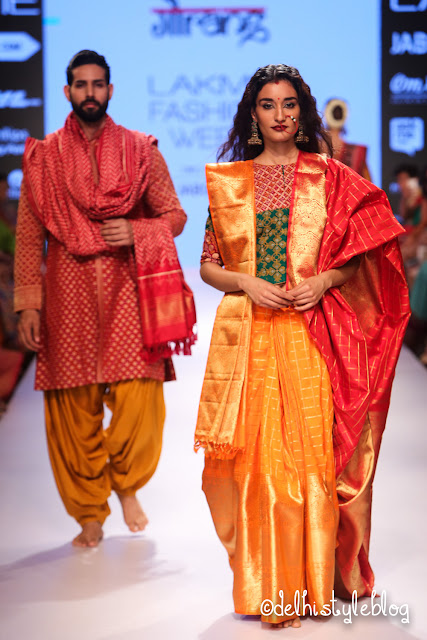 Gaurang Shah LFW AW15 Samyukta Varanasi handloom