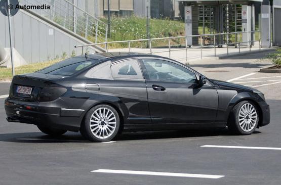 2011 Mercedes CClass Coupe spied