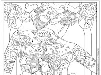 21+ Tattoo Coloring Pages For Adults People Gif