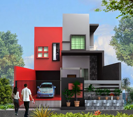  Desain  Rumah  Minimalis  2  lantai 