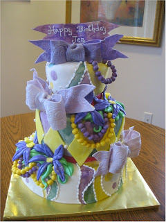 Mardi Gras Cakes Pictures