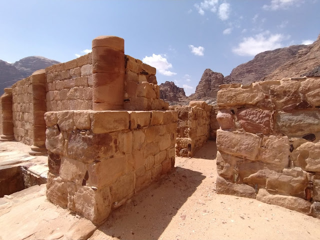 Nabataean temple in Wadi Rum