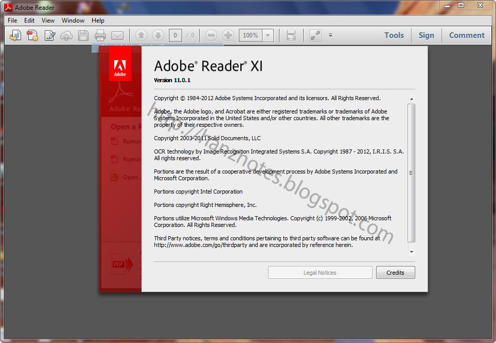 Adobe Reader XI Offline Installer 11.0.01 Terbaru