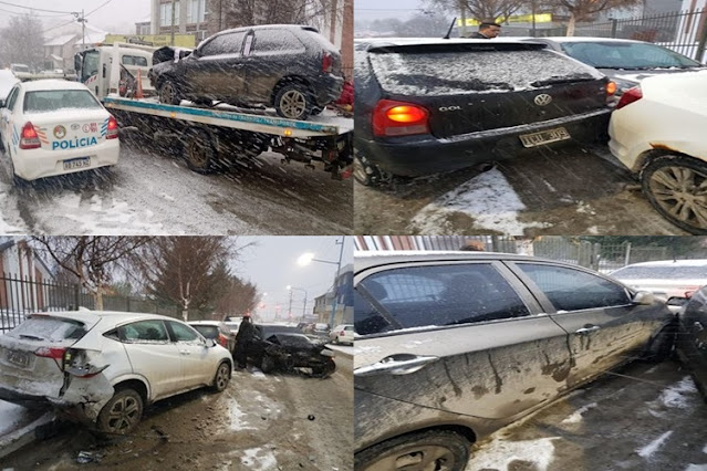 Conductor borracho detenido luego de chocar vehiculos estacionados en Ushuaia