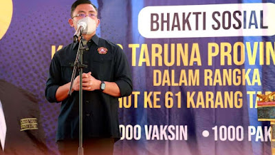 HUT Ke-61, Wagub Banten Minta Karang Taruna Bantu Pemda Bangkitkan Ekonomi Masyarakat