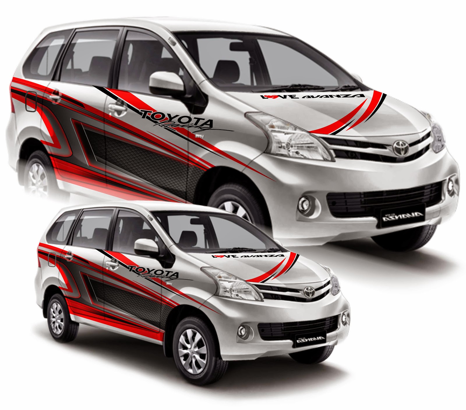Gambar Modifikasi Stiker Toyota Avanza Terlengkap Modifikasi Mobil Sedan