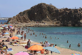 S'Abanell beach in Blanes