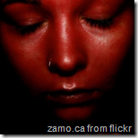 red face