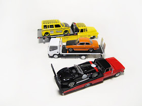 1/64 transporters carriers tow trucks hot wheels