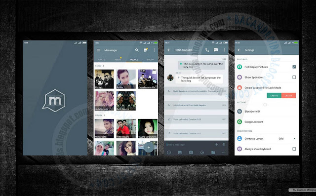 download BBM Mod Build Thema Gray UI Material Lock Mode