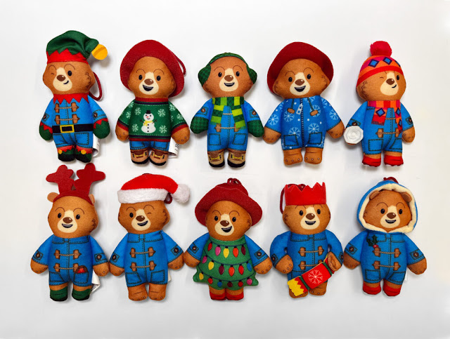 Paddington Bear Christmas McDonald's Happy Meal - Plushes