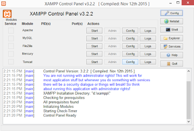 xampp-control-panel,mysqli-database-connection