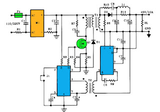 10A switching power supply