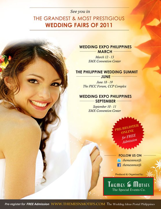  exhibitors in the Themes and Motifs 39 Wedding Expo on March 12 and 13 