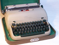 portable typewriter