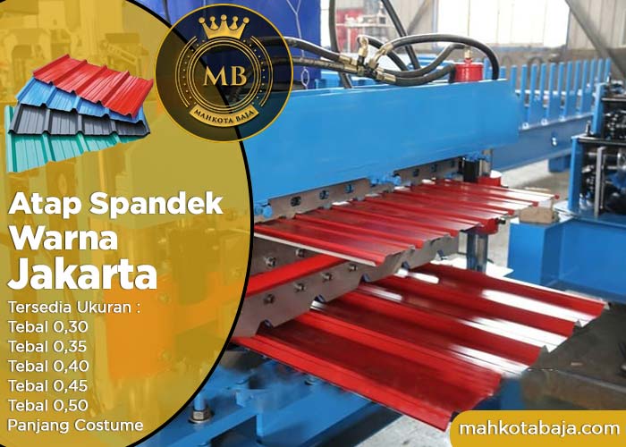 Harga Atap Spandek Warna Jakarta Terbaru Maret 2024