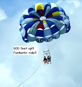 PARASAIL SOUTH PADRE ISLAND 600 feet high!!!!!!! WOW!! Breakaway Cruises. (up feet )