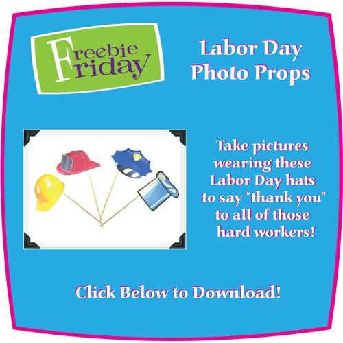 Free Printable Labor Day Photo Drops Where You Can Take Pictures Wearing These Labor Day Hats