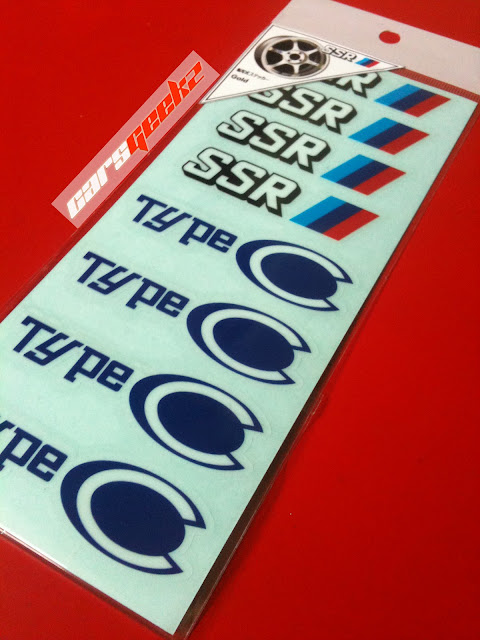 SSR Type C and Type C-RS - OEM Sticker / decal / vinyl