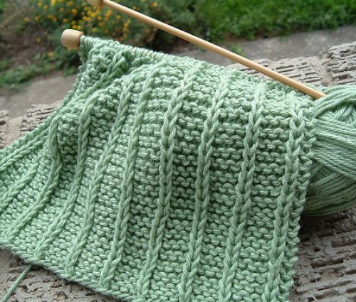 Baby Genius Burp Cloth - Knitting Pattern 