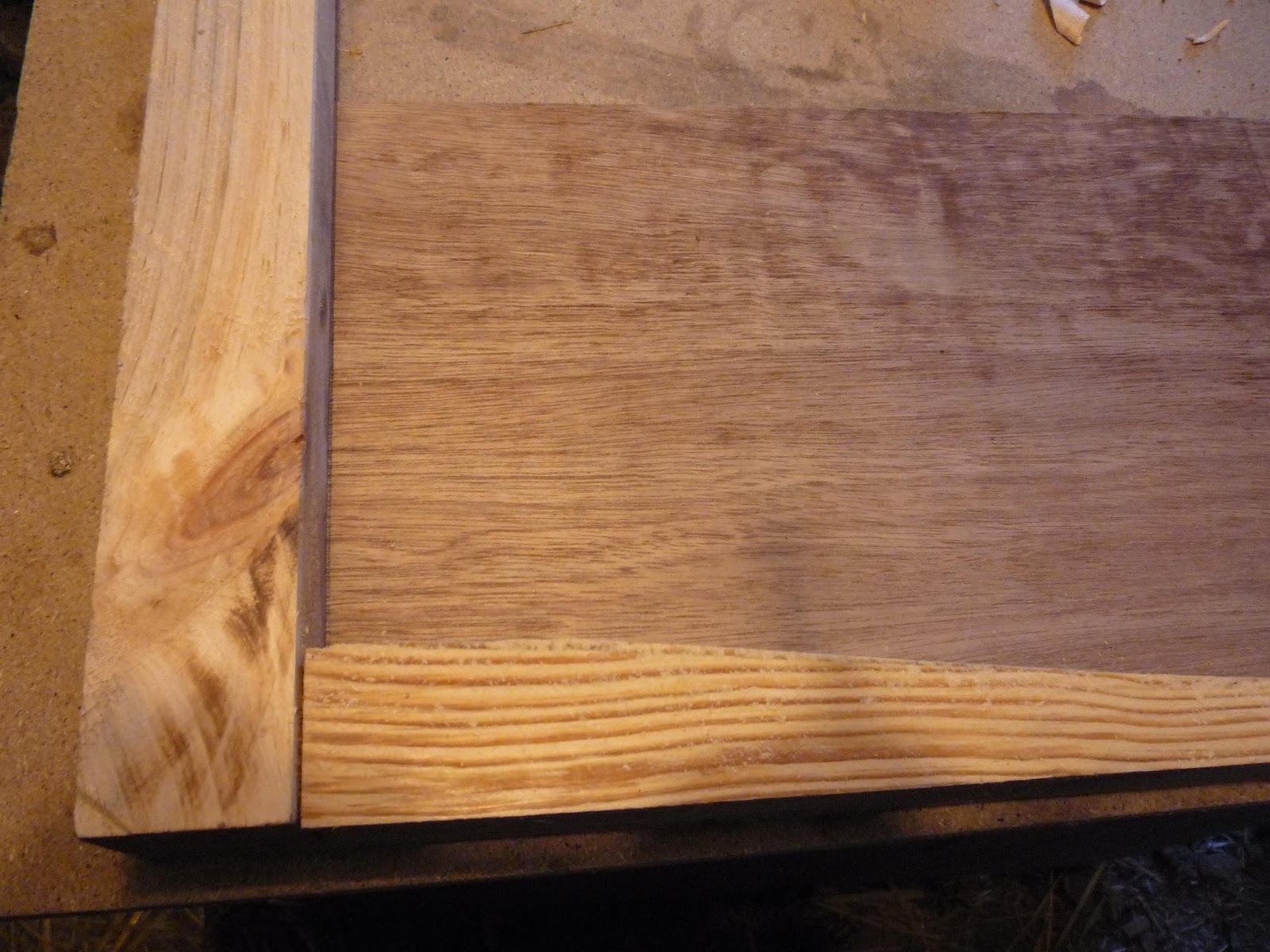 Using a sheet of plywood approx 13mm (½"), recuperated from a low 